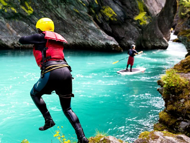 Canyoning Geiranger Noorwegen