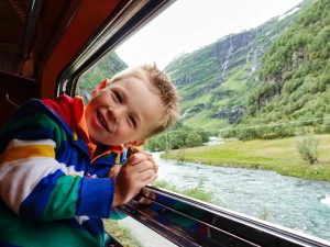 Treinrit in Flam - Noorwegen