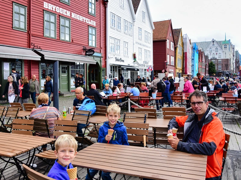 Noorwegen - centrum Bergen