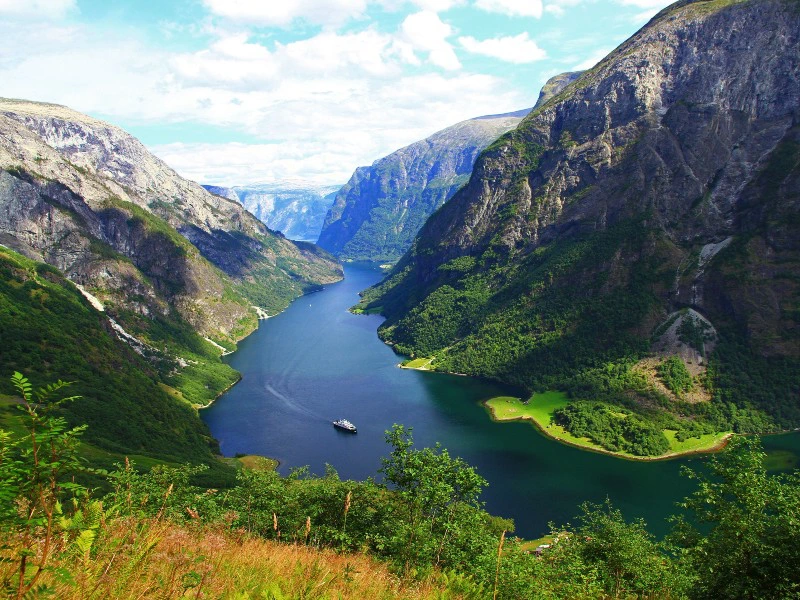 Cruise bij Sognefjord