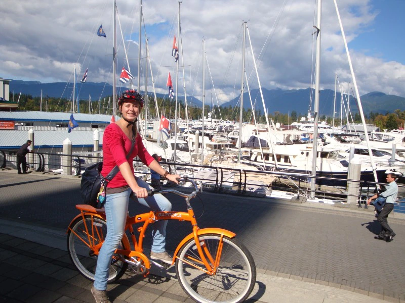 fietsen in Vancouver