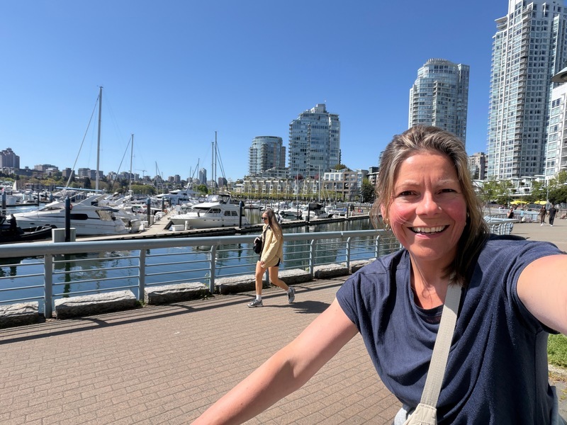 Fietser in Vancouver