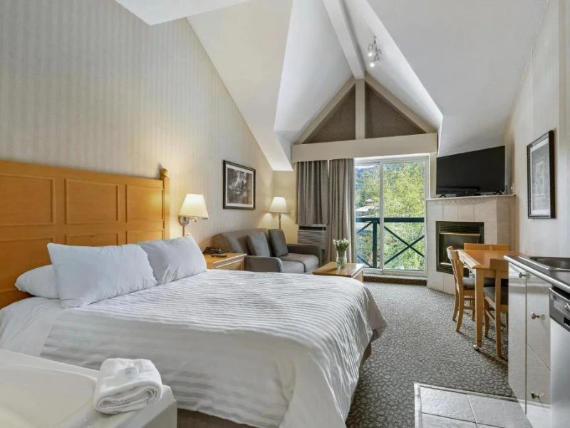 slaapkamer hotel Whistler