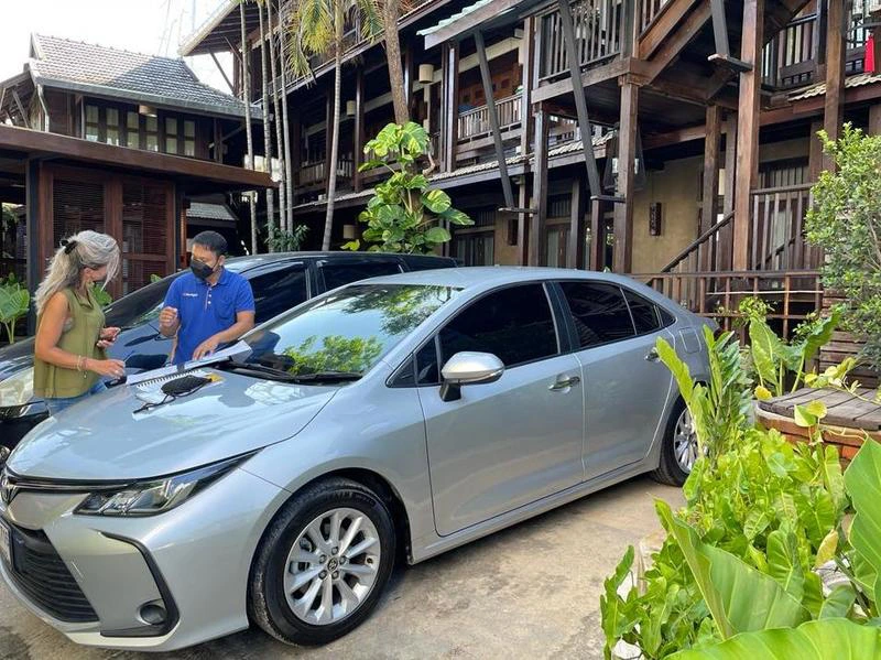 thailand huurauto auto reiziger