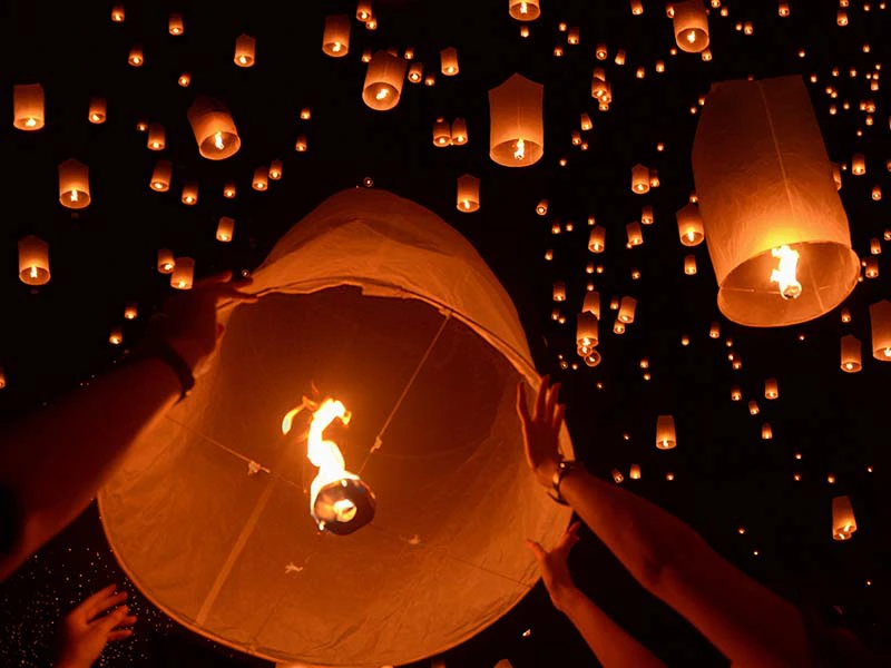 Chiang mai met kinderen