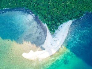 Slapen op een onbewoond eiland Thailand