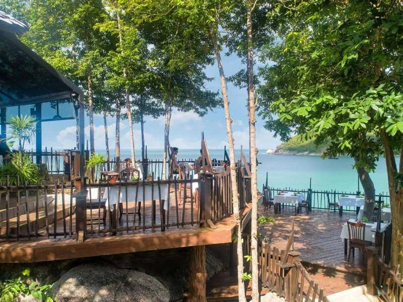 hotel restaurant strand terras thailand koh phangan