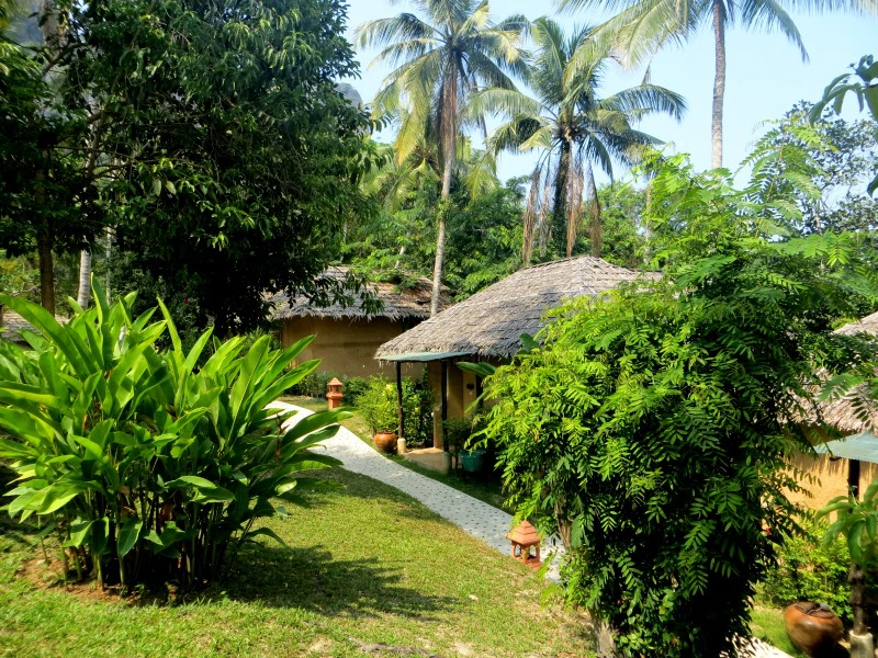 Tuin bij je resort in Ao Nang