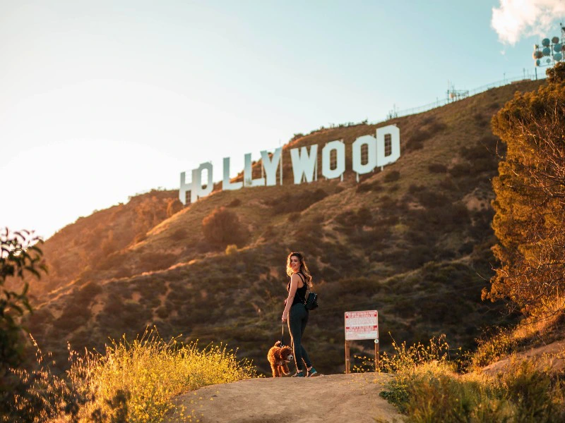 Hollywood sign - Amerika reis