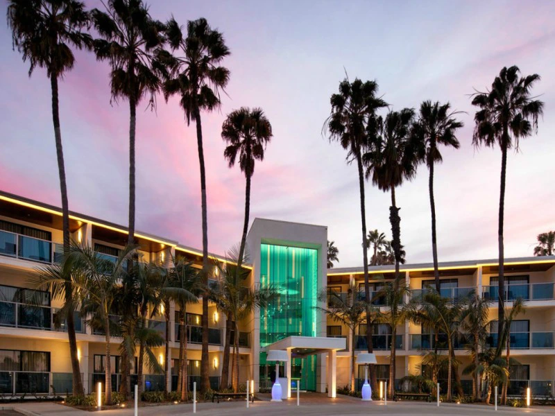 Buitenkant van het hotel in Los Angeles