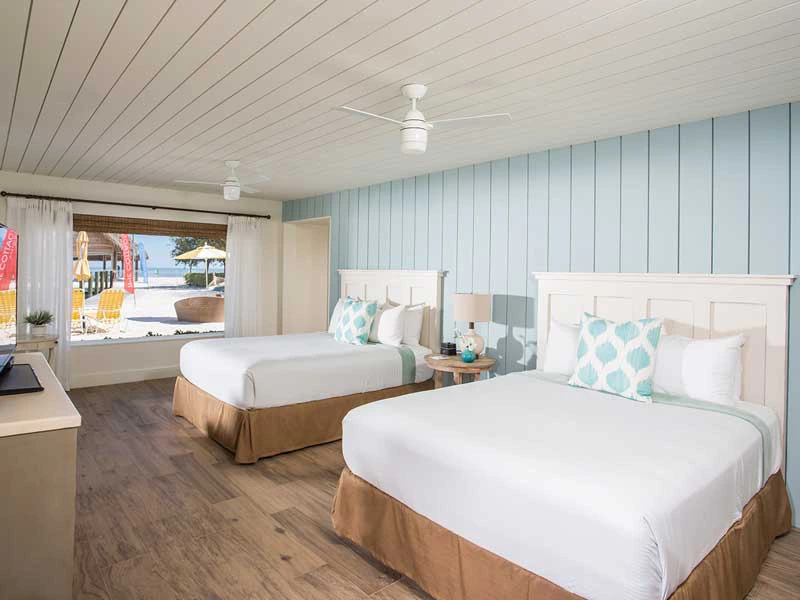 Slaapkamer van het familieresort in Isla Morada