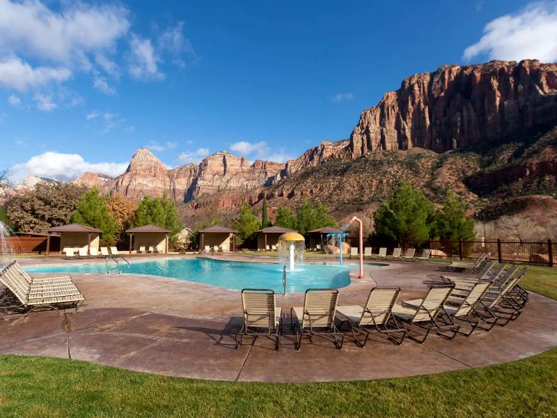 Zion hotel zwembad