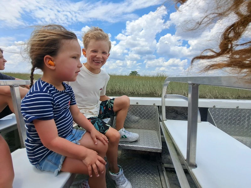 amerika florida everglades national park boot kinderen