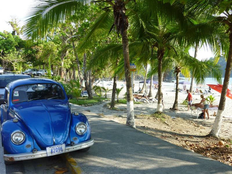 Costa Rica Manuel Antonio strand auto