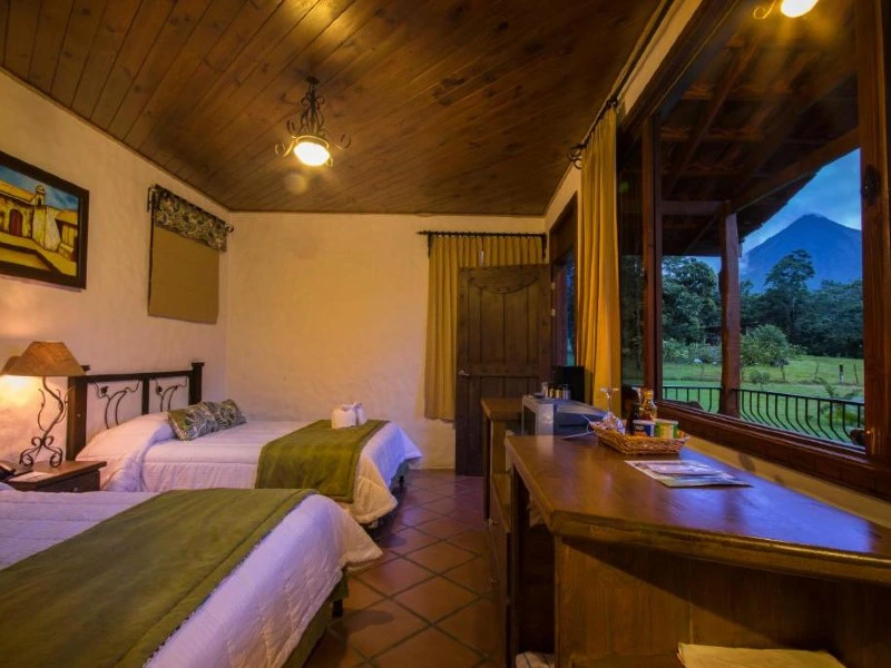 Costa Rica La Fortuna hotelkamer