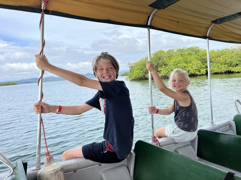 Chillen op het Panama-eiland
