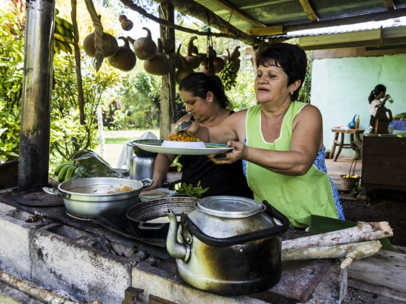 Lunch homestay Costa Rica