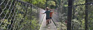 Hangbruggen in La Fortuna