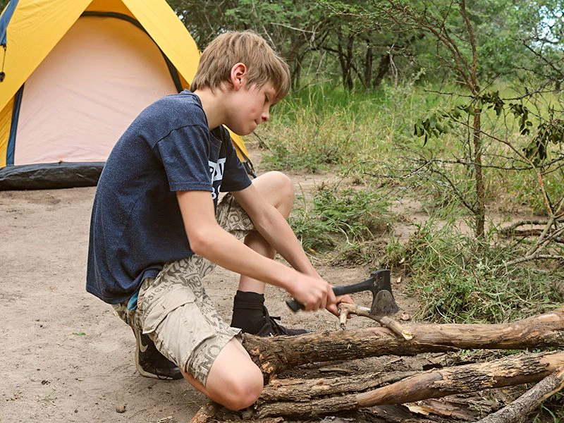 South Africa - Kruger Park - Kid camping