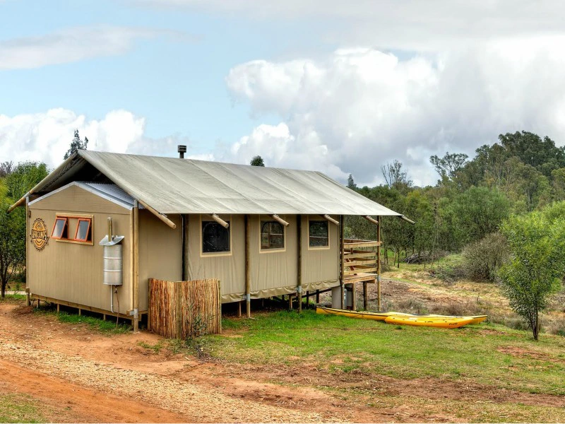 Glampingtent Swellendam Zuid-Afrika