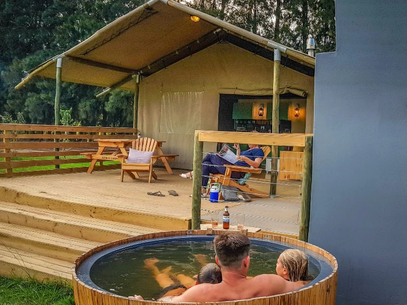 Glampingtent Zuid-Afrika