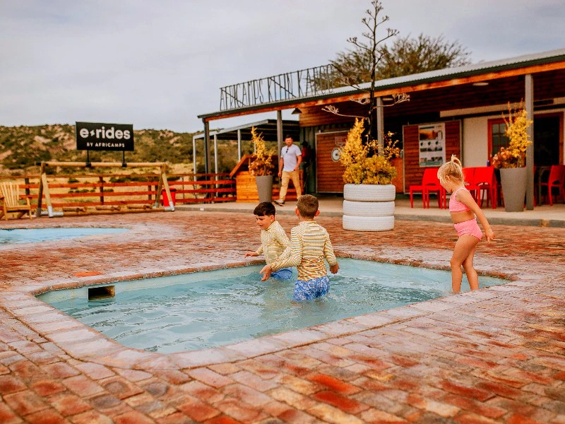 Glampingtent Oudtshoorn Zuid-Afrika