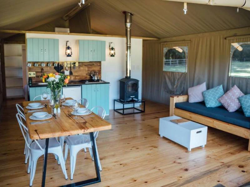 Glamping in de wijnstreek van Zuid-Afrika