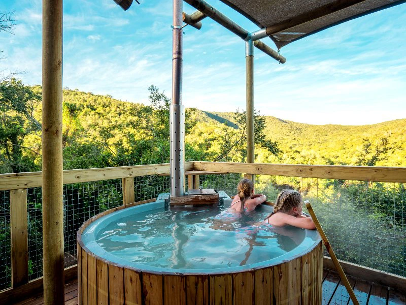 Glampingtent Addo in Zuid-Afrika