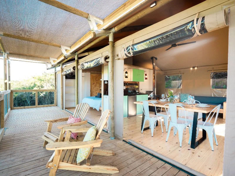 Glampingtent Addo in Zuid-Afrika
