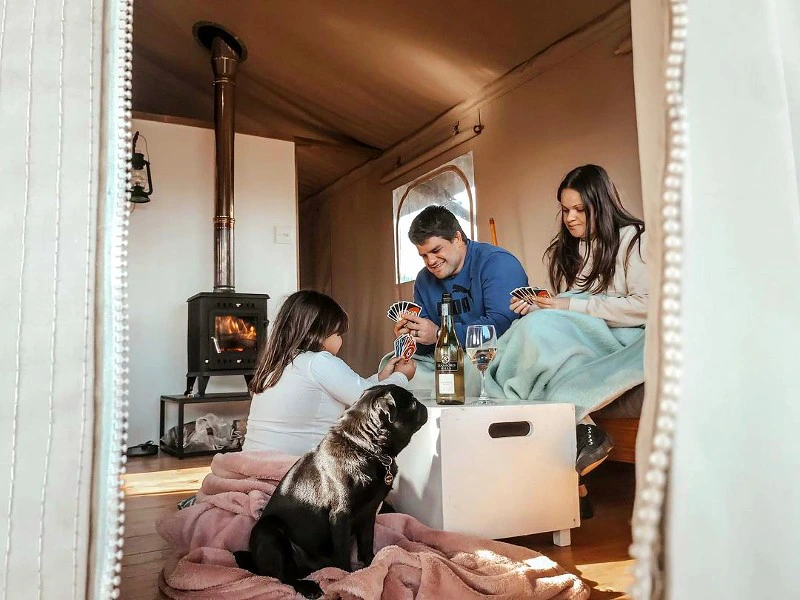 Glampingtent Hermanus in Zuid-Afrika