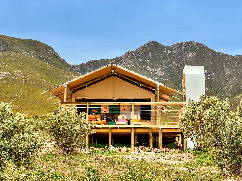 Glampingtent Hermanus in Zuid-Afrika