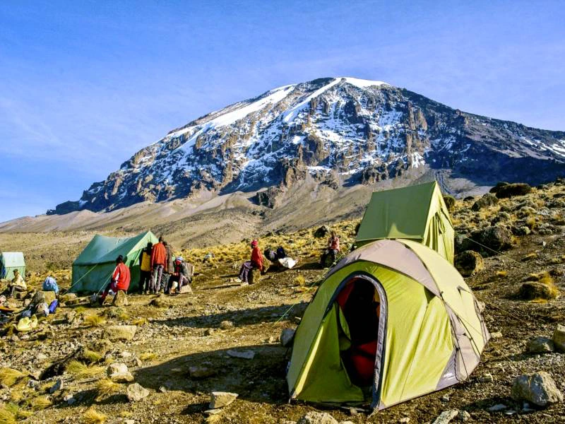 Tanzania Kilimanjaro - camp