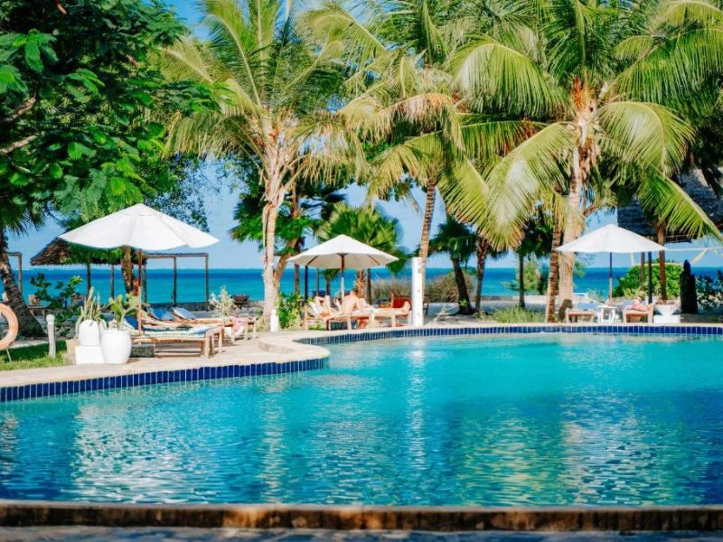 beach resort op Zanzibar