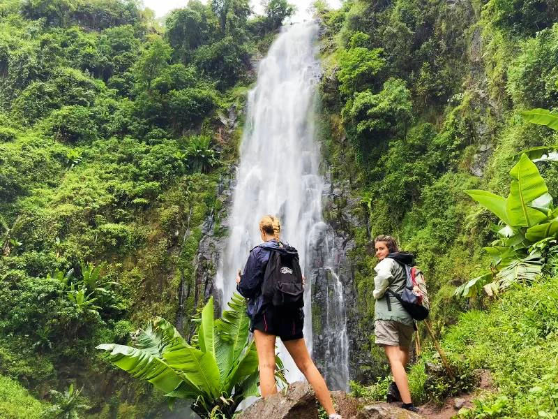 materuni waterval kilimanjaro tanzania