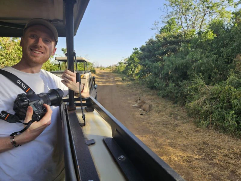 leeuwen in lake manyara