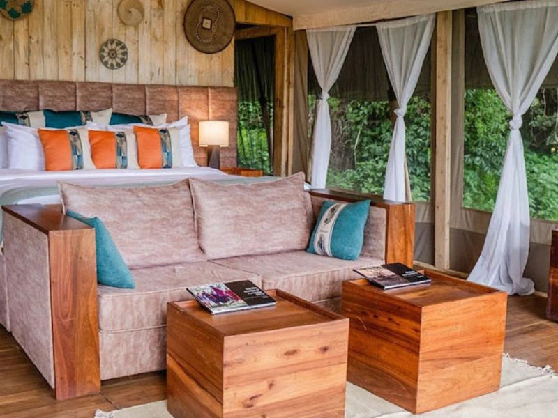 tented camp aan de ngorongoro krater