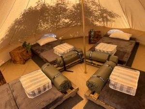 Kangaroo Island glamping tent