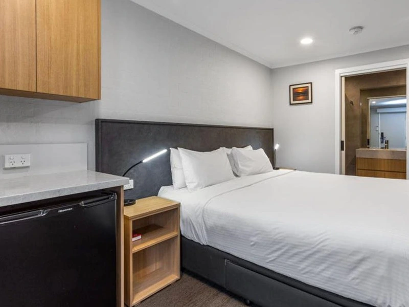 Slaapkamer hotel Apollo Bay