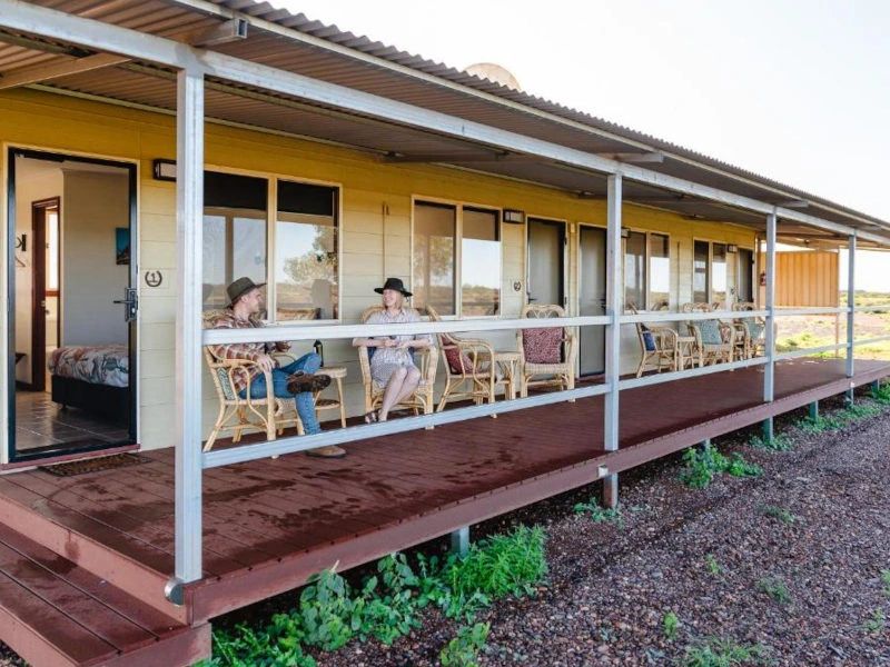 terras bij farmstay cheela plains