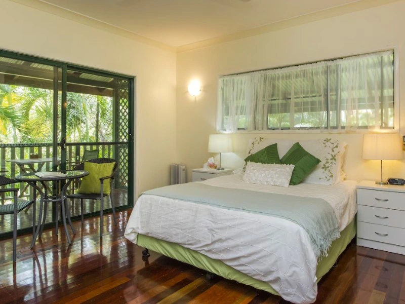 Bed and Breakfast Magnetic Island groene kamer