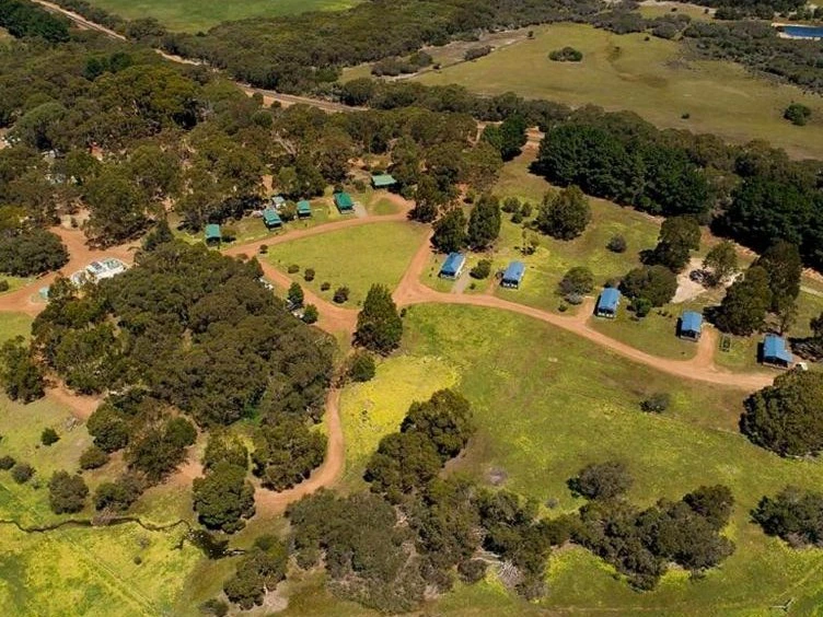 Kangaroo Island Discovery Parks van boven