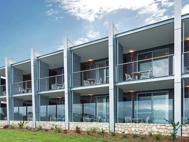 Buitenkant hotel kangaroo island