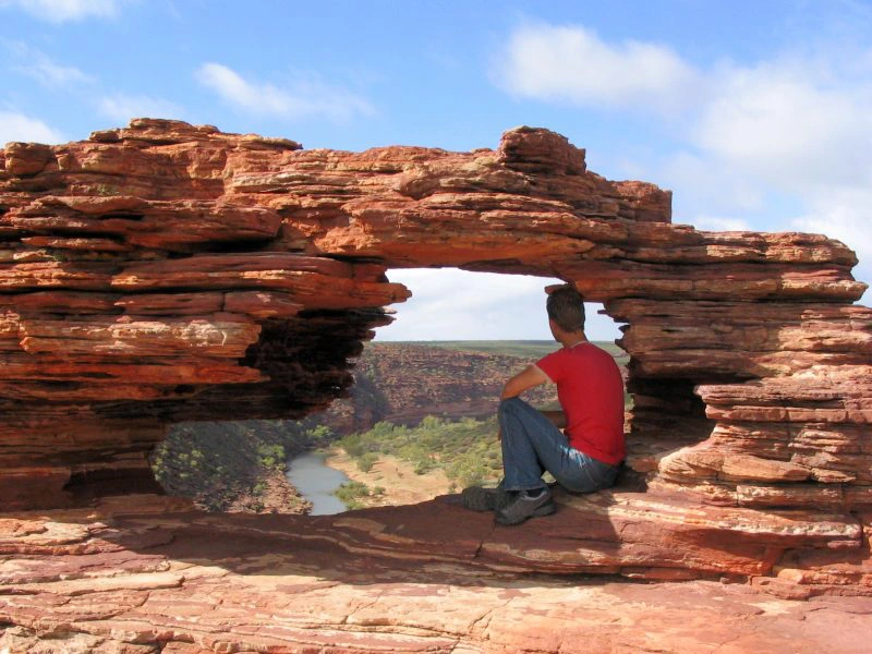 Groepsreis West Australie uitzicht Natures Window