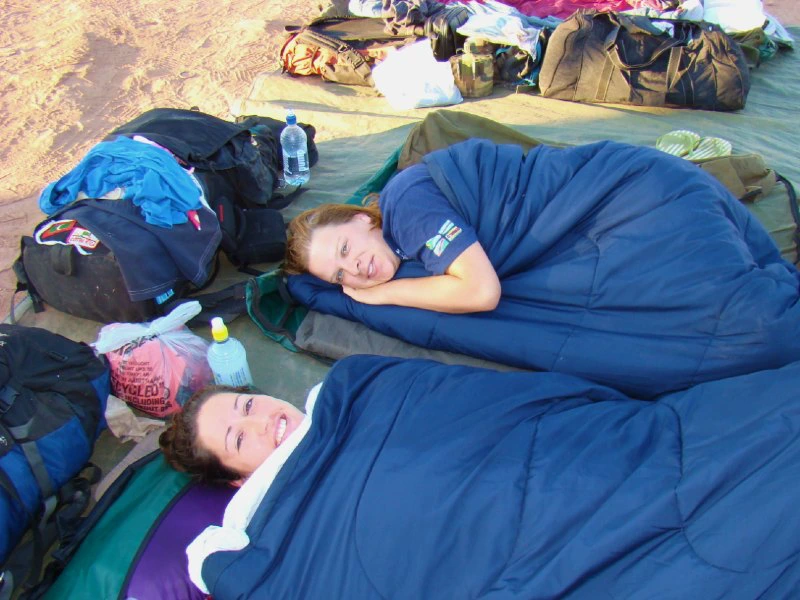 slapen in de openlucht