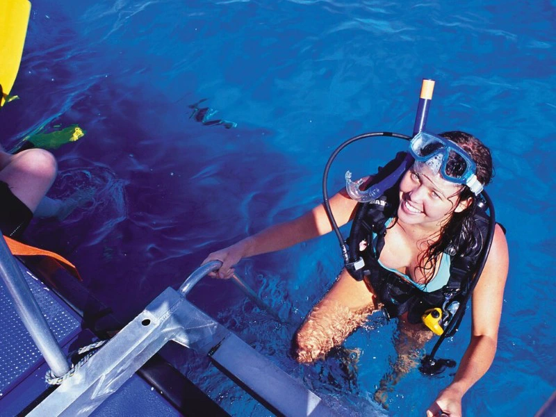 Duiken in het great barrier reef