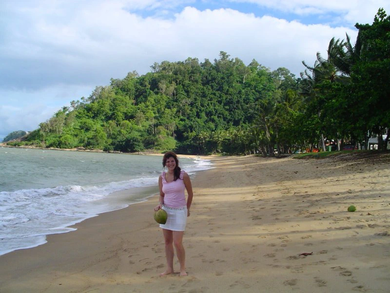 Het strand in Palm Cove - Australie