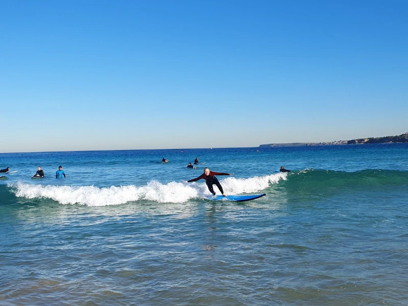 Surfen bij Bondi beach - Sydney