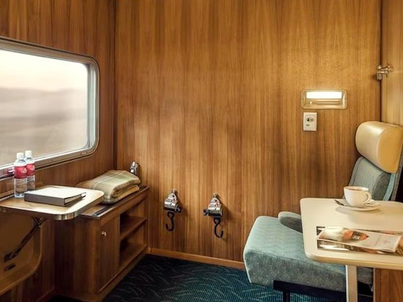 The Ghan stoel overdag