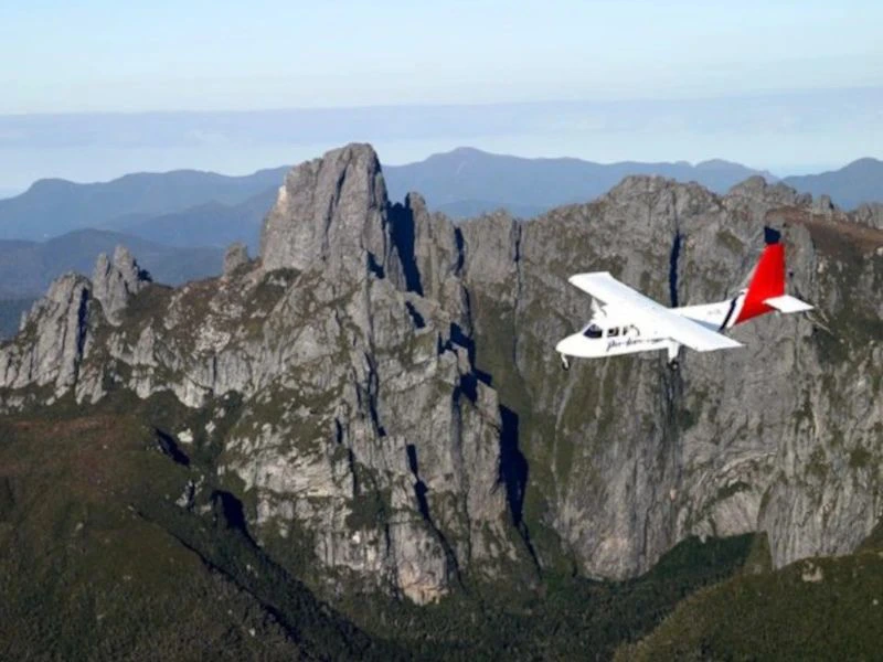 vliegtuigje Tasmanië