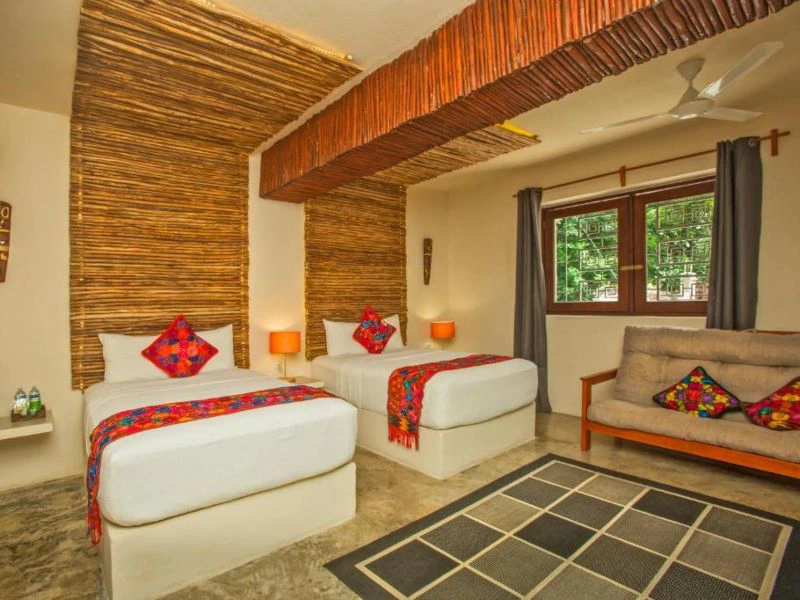 Slaapkamer in Bacalar dorp